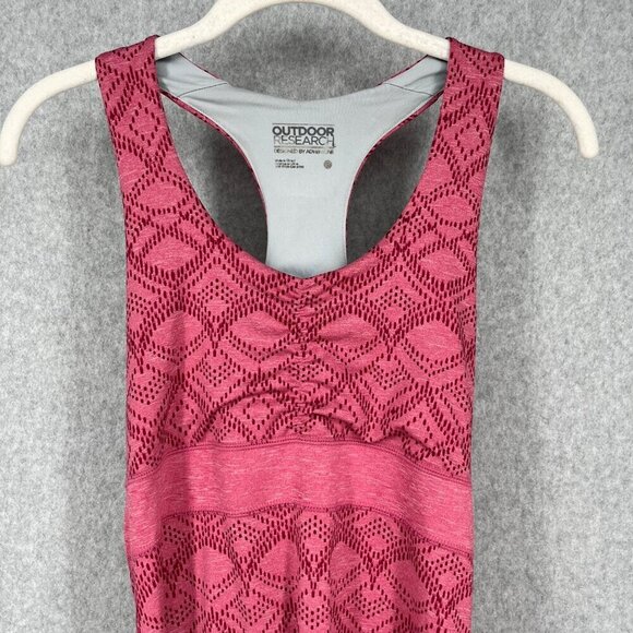 Outdoor Research Trance Athletic Dress Size 8 Pink Geometric Tank Stretch Casual - Picture 4 of 14